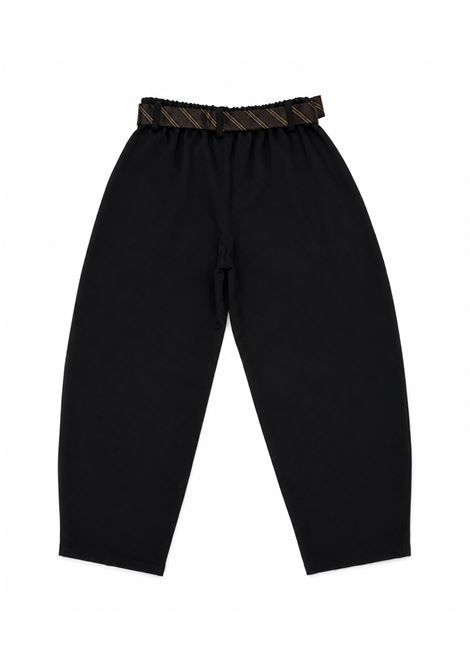 Pantaloni con cintura Lù-Lù BY MISS GRANT | LL4725NERO
